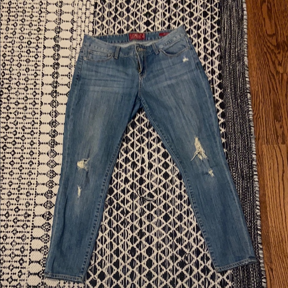 Lucky Brand Blue Ankle Cropped Jeans